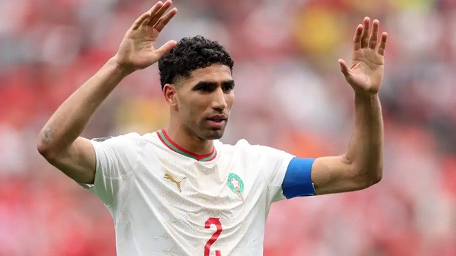 Hakimi góp công lớn vào chiến thắng của Morocco.