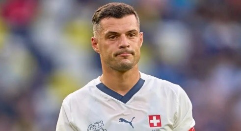 Granit Xhaka được liên kết với Chelsea trong thời gian gần đây. Ảnh: Getty Images.