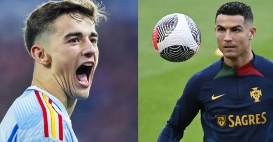 Gavi đã có những chia sẻ đáng chú ý về Ronaldo trước thềm trận đại chiến. Ảnh: Tribuna.