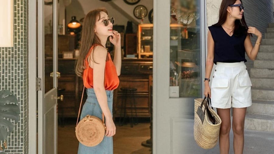 Một trong những ưu điểm lớn nhất của túi cói nằm ở bảng màu tự nhiên.