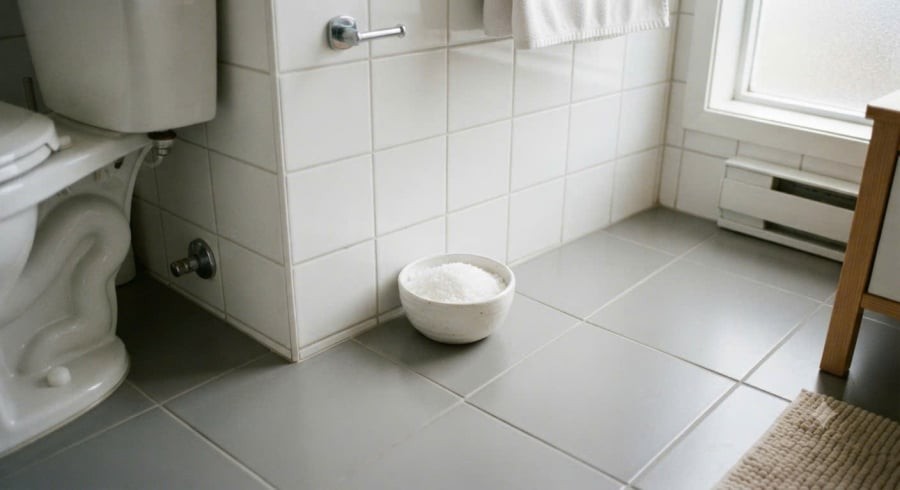 Vì sao nên đặt 1 bát muối trắng nhỏ trong nhà vệ sinh?