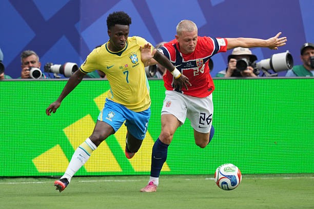 Brazil gặp khó khi chạm trán Na Uy. Ảnh: Getty Images