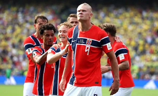 Haaland đưa Na Uy vào tứ kết World Cup 2026. (Ảnh: Getty Images)