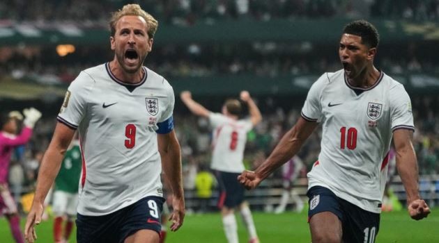 Kane và Bellingham là đầu tàu của Tam sư. Ảnh: Getty Images.