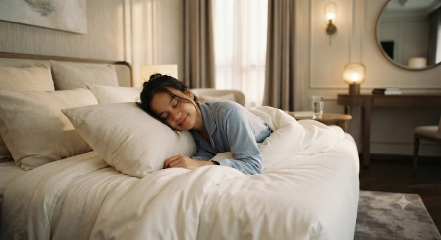 Luôn mang theo một chiếc bịt mắt ngủ trong hành lý. Đây là vật dụng 