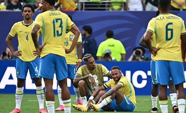 Neymar rời World Cup 2026 trong nước mắt. Ảnh: Getty.