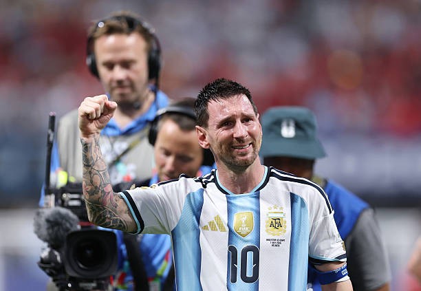 Messi có một chiến thắng cực kỳ cảm xúc. Ảnh: Getty.