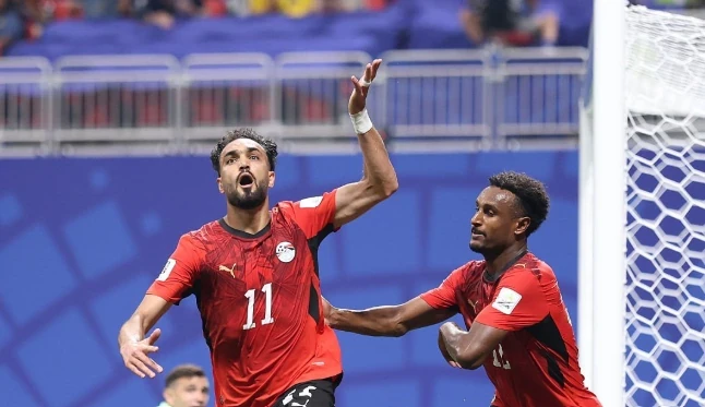 Mostafa Ziko bị từ chối 1 bàn thắng trước Argentina.  Ảnh: Getty Images.