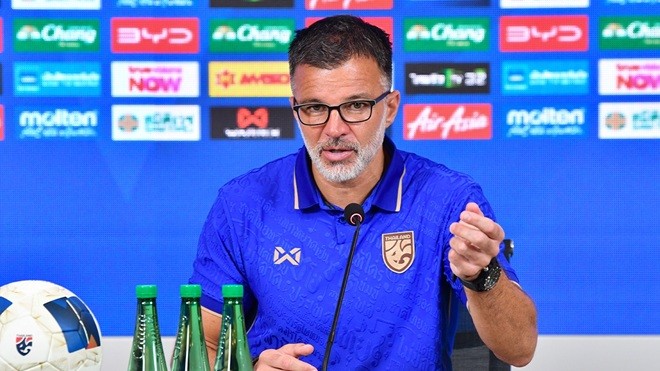 Thái Lan đã công bố danh sách dự AFF Cup 2026. Ảnh: Thairath.
