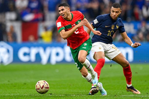 Morocco từng gục ngã trước Pháp tại World Cup 2022.