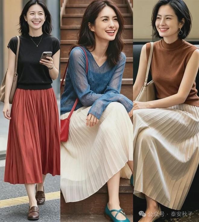 Những đường ly nhỏ giúp bộ trang phục trở nên sinh động hơn, đồng thời tăng chiều sâu cho tổng thể.
