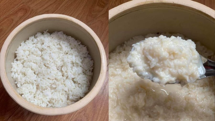 Chỉ cần hai nguyên liệu đơn giản là cơm nguội và nước cơm, bạn có thể tự làm ra mẻ ngay tại nhà.