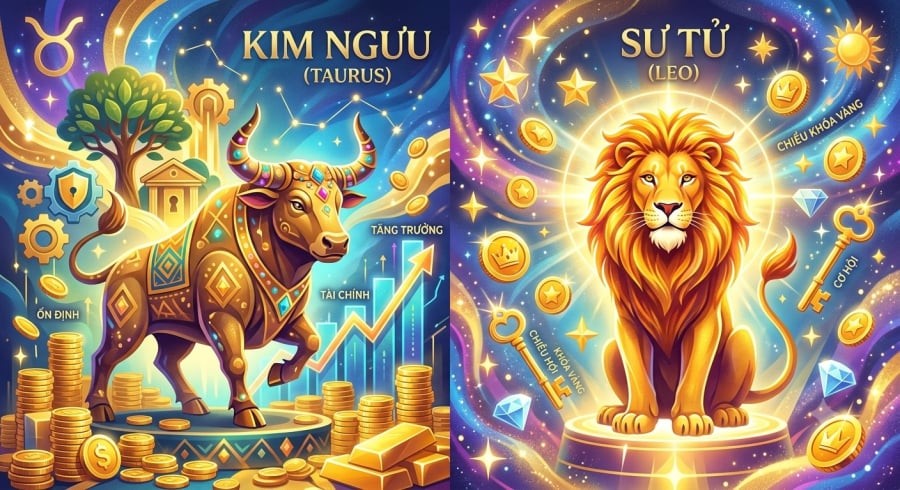 Kim Ngưu và Sư Tử được dự báo là hai cung hoàng đạo có nhiều cơ hội gia tăng thu nhập trong nửa cuối tháng 7.