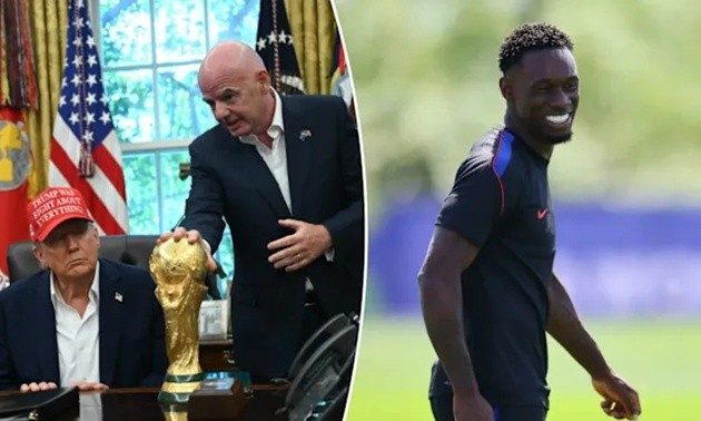 Ông Trump đích thân gọi điện cho FIFA vì Balogun. (Ảnh: Sports.yahoo)