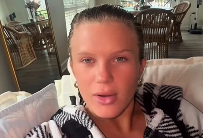 Emma Kate Willman có khuôn mặt giống Haaland. Ảnh: Daily Mail.