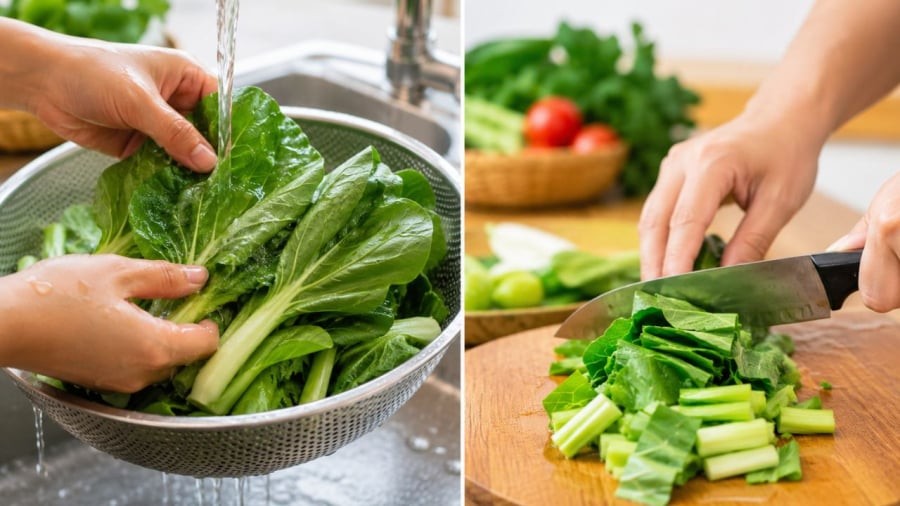 Bạn đang thái trước hay rửa trước?