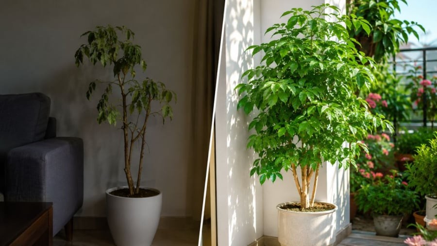 Trồng cây hạnh phúc nên chú ý vị trí thích hợp