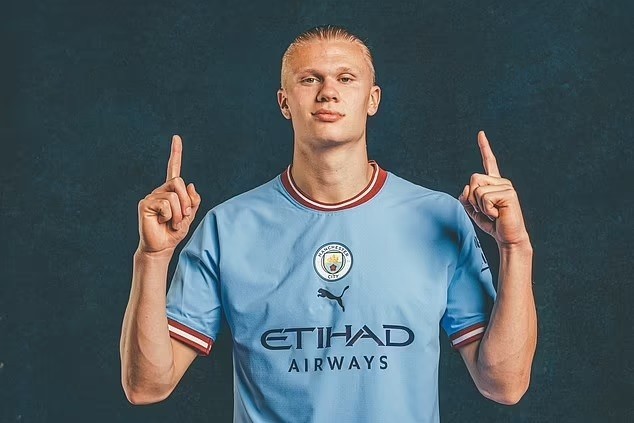 Haaland khẳng định đẳng cấp trong màu áo Man City. Ảnh: Getty Images.