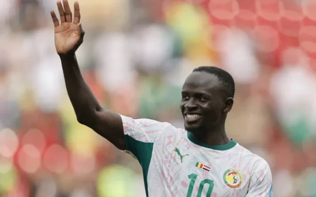 Mane từ giã ĐTGQG Senegal. Ảnh: Getty Images.