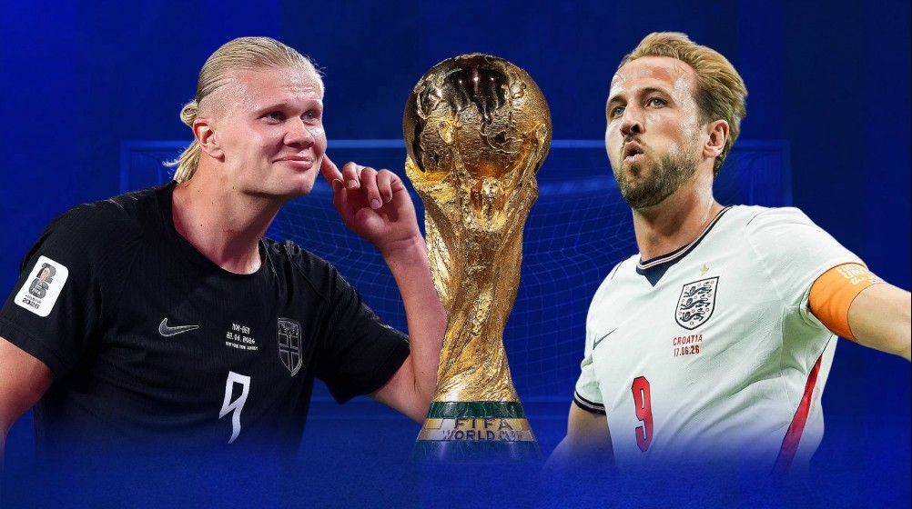 Erling Haaland và Harry Kane chuẩn bị đối đầu nhau ở tứ kết World Cup 2026. Ảnh: Transfermarkt.