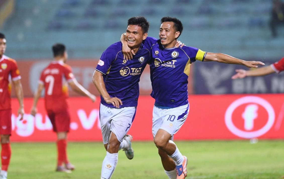 Xuân Mạnh là trụ cột của Hà Nội FC mùa rồi. Ảnh: Phạm Xuân Mạnh.