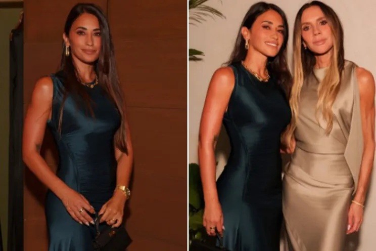 Roccuzzo dự sự kiện của Victoria. Ảnh: The Sun.