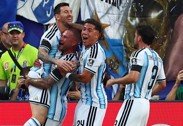 Messi và các đồng đội có thể đi vào lịch sử với việc bảo vệ ngôi vương World Cup. Ảnh: Sofascore