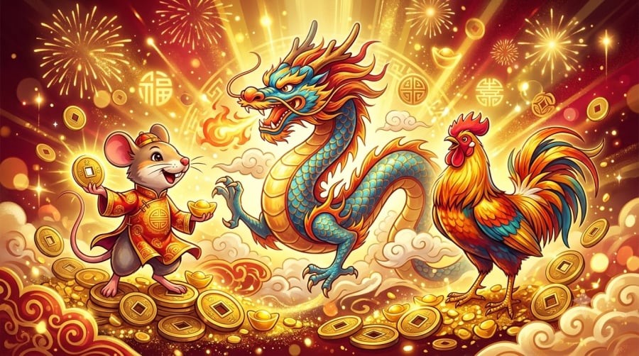 Tuổi Tý, Thìn và Dậu được dự báo là những con giáp có vận tài lộc nổi bật nhất trong tuần từ 13 - 19/7.