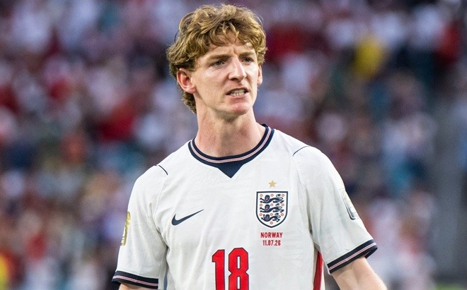 Anthony Gordon là một trong những cầu thủ thi đấu xuất sắc nhất của đội tuyển Anh tại World Cup. Ảnh: Getty.