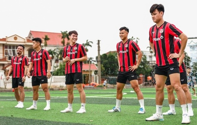 Ninh Bình ráo riết chuẩn bị cho mùa giải mới. (Trang chủ CLB Ninh Bình)