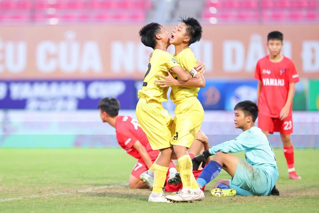 U13 SLNA có chiến thắng thuyết phục trong trận chung kết Giải bóng đá Thiếu niên (U13) toàn quốc 2026. Ảnh: Sông Lam Nghệ An FC.