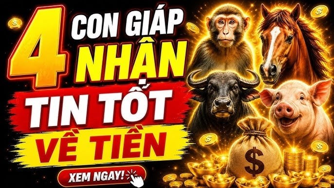 4 con giáp Lộc Lá đầu tuần, nhận thưởng to