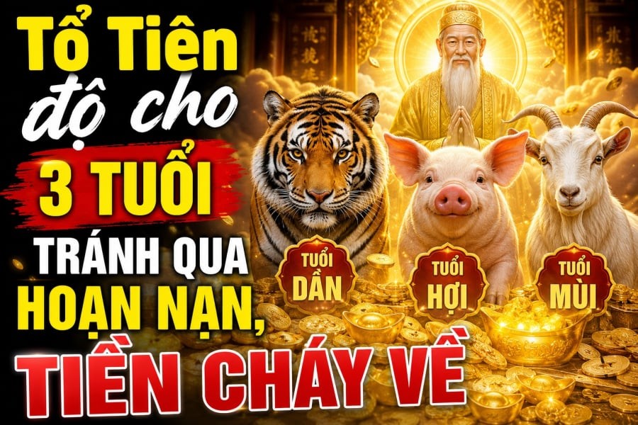 Tổ Tiên độ cho, 3 tuổi tránh qua hoạn nạn, Tiền chảy về