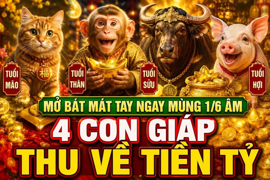 Mở Bát Mát Tay ngay mùng 1/6 Âm, 4 con giáp thu về tiền tỷ