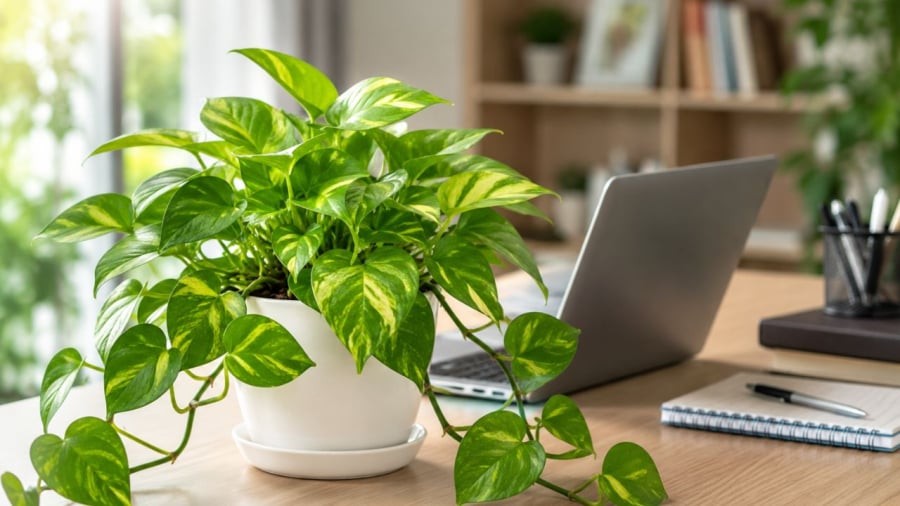 Trầu bà được cho là cây cảnh mang ý nghĩa tốt lành