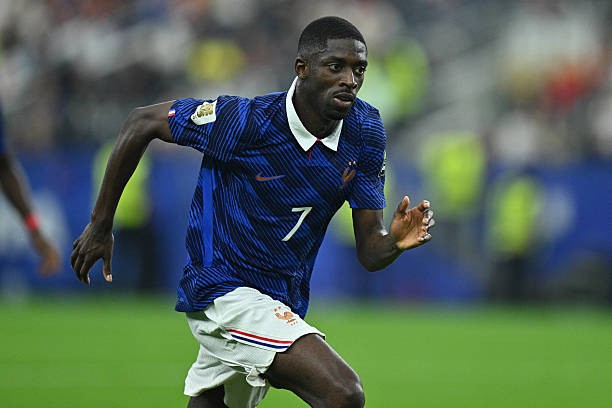 Ousmane Dembele (6.1): Thiếu sự chính xác trong các pha xử lý cuối cùng và hoàn toàn bất lực trong việc xuyên phá hàng phòng ngự đối phương. Ảnh: Getty Images
