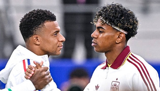 Tây Ban Nha của Lamine Yamal đánh bại Pháp của Kylian Mbappe,