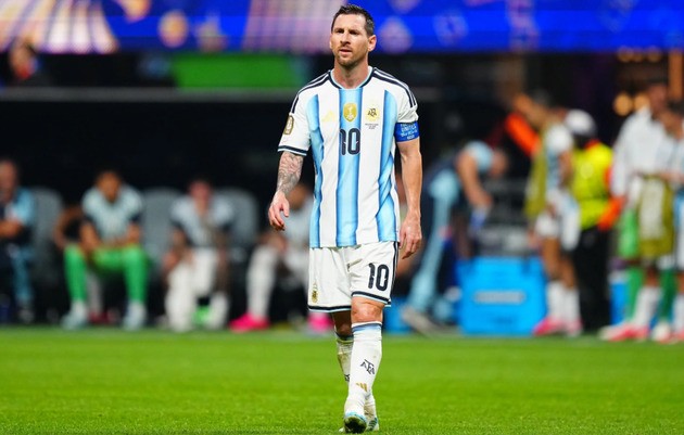 Messi sẵn sàng trừng phạt sai lầm hàng thủ Tam Sư. Ảnh: Getty.