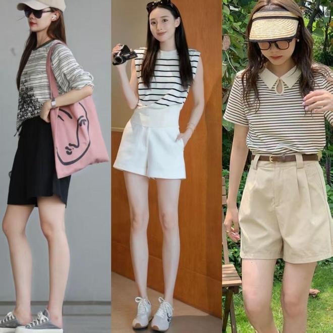 Những đường kẻ ngang hoặc kẻ dọc mang đến vẻ ngoài trẻ trung, đồng thời tạo cảm giác sinh động cho tổng thể.