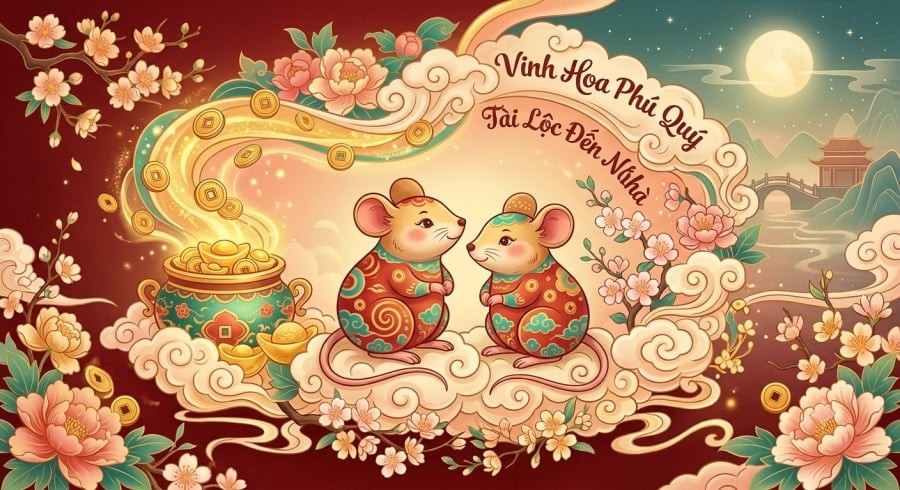 Vận trình tuổi Tý rực rỡ, hứa hẹn những khoản thu nhập bất ngờ và cơ hội kinh doanh hanh thông nhờ quý nhân phù trợ.