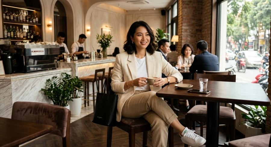 Màu be mang đến cảm giác nhẹ nhàng nhưng vẫn rất cao cấp.