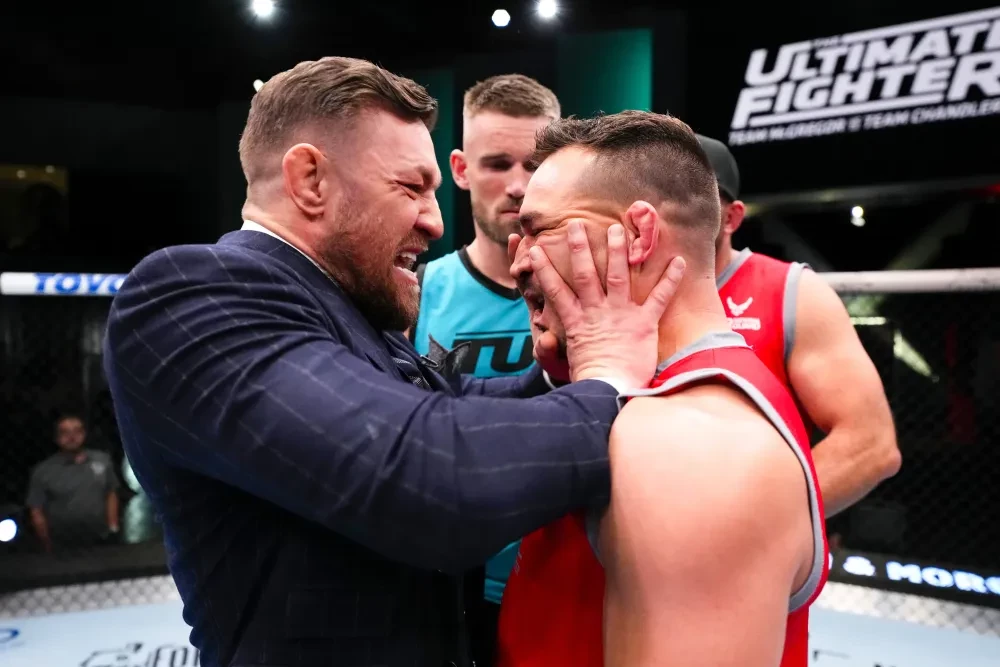 Conor McGregor và Michael Chandler tại The Ultimate Fighter