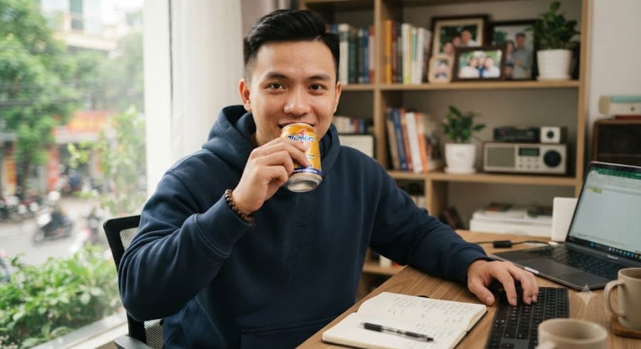 Caffeine là một chất lợi tiểu mạnh. Khi bạn uống nước tăng lực thay vì nước lọc, cơ thể bị mất nước nhanh chóng. 