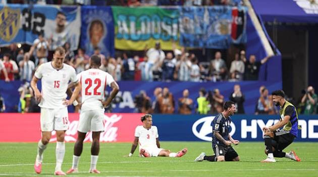 Anh gây thất vọng khi để Argentina ngược dòng. Ảnh: Getty Images.