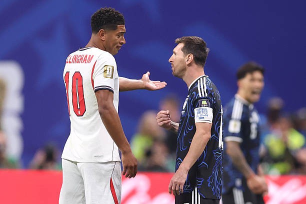Jude Bellingham phủ nhận mâu thuẫn với Lionel Messi. Ảnh: Getty Images