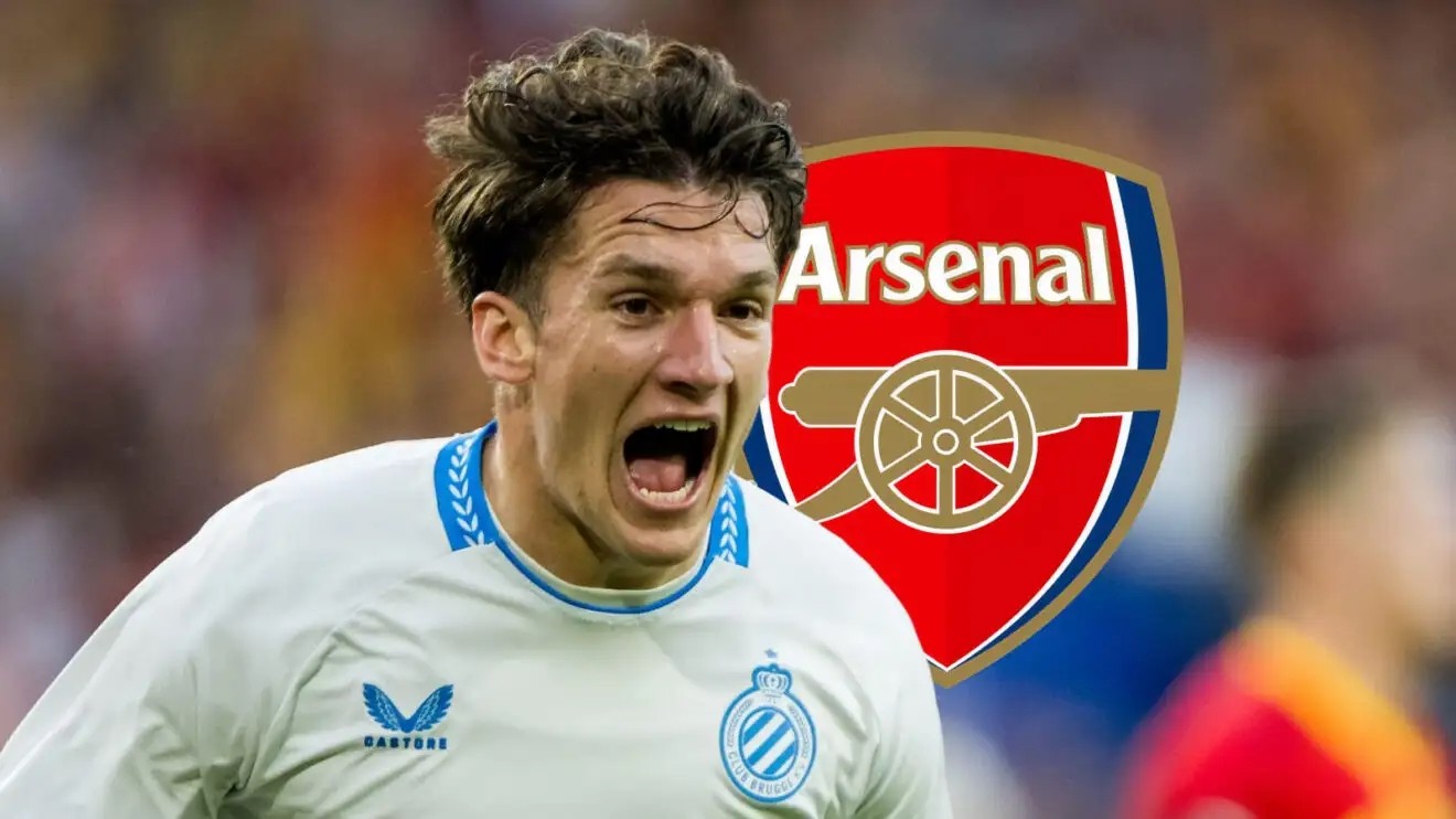 Christos Tzolis được cho đạt thỏa thuận cá nhân với Arsenal. Ảnh: Football365.