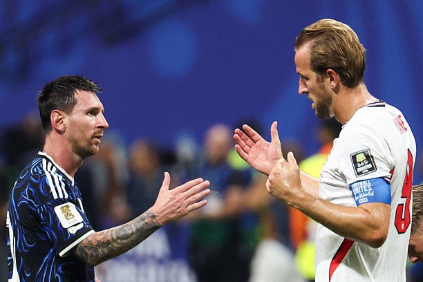 Lionel Messi giúp Argentina đánh bại tuyển Anh. Ảnh: Getty Images