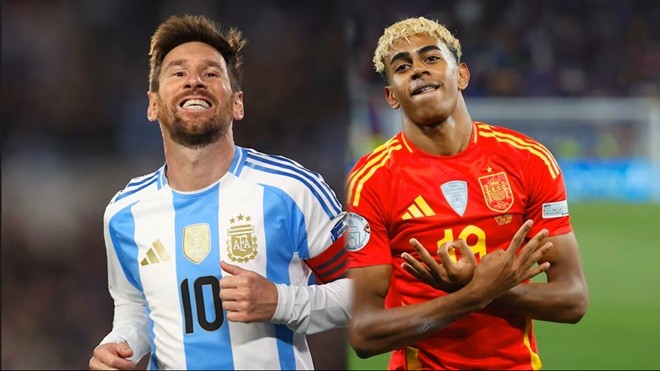 Messi và Yamal chuẩn bị chạm trán. Ảnh: AS.