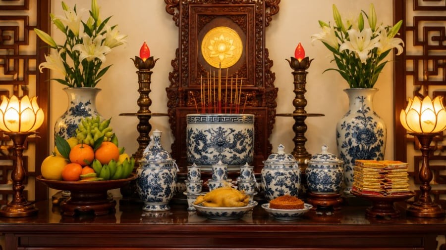 Ban thờ là nơi linh thiêng trong gia đình nên cần chú ý