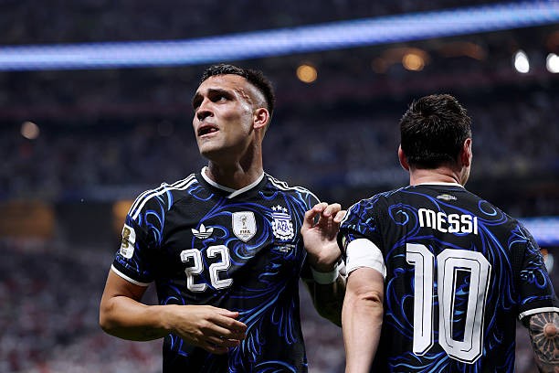 Argentina vẫn còn cách chiếc cúp vàng một trận đấu nữa. Ảnh: Getty.